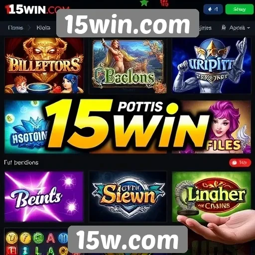 Análise das opções de jogos disponíveis no 15win.com