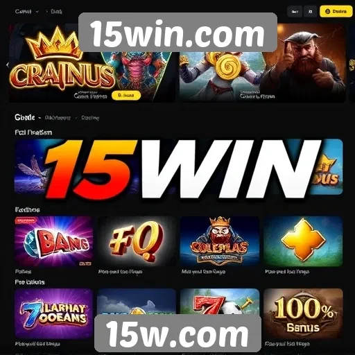 Jogos disponíveis na plataforma 15win